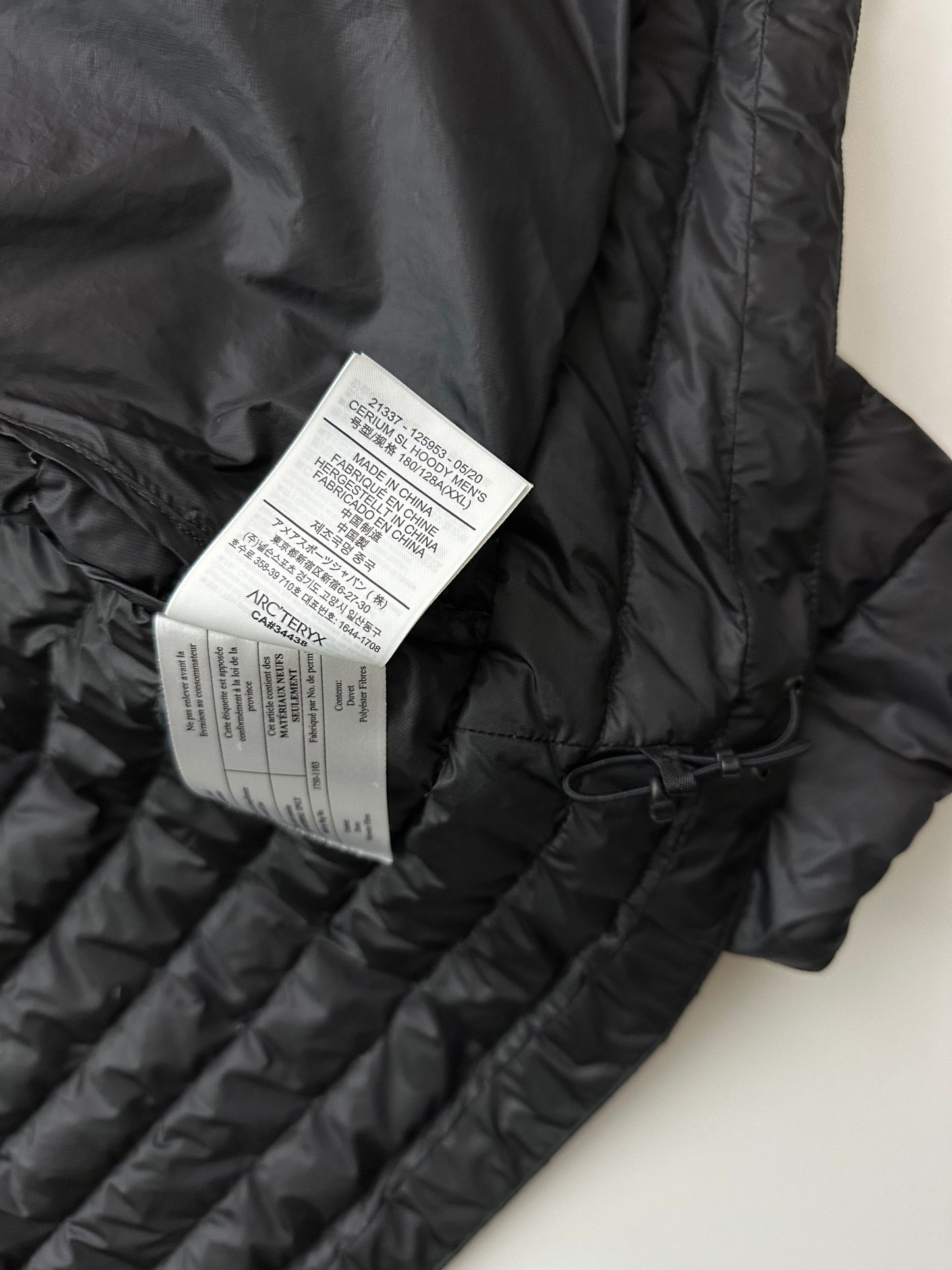 Arc’teryx Cerium SL Hoody Black Men's XXL