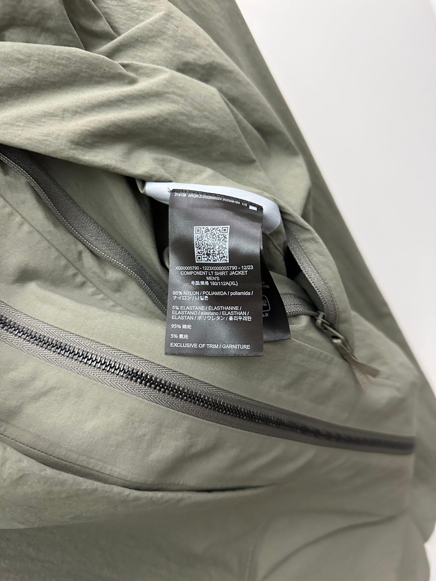 Arc’teryx Veilance Component LT Shirt Jacket Green Men’s XL Extra Large