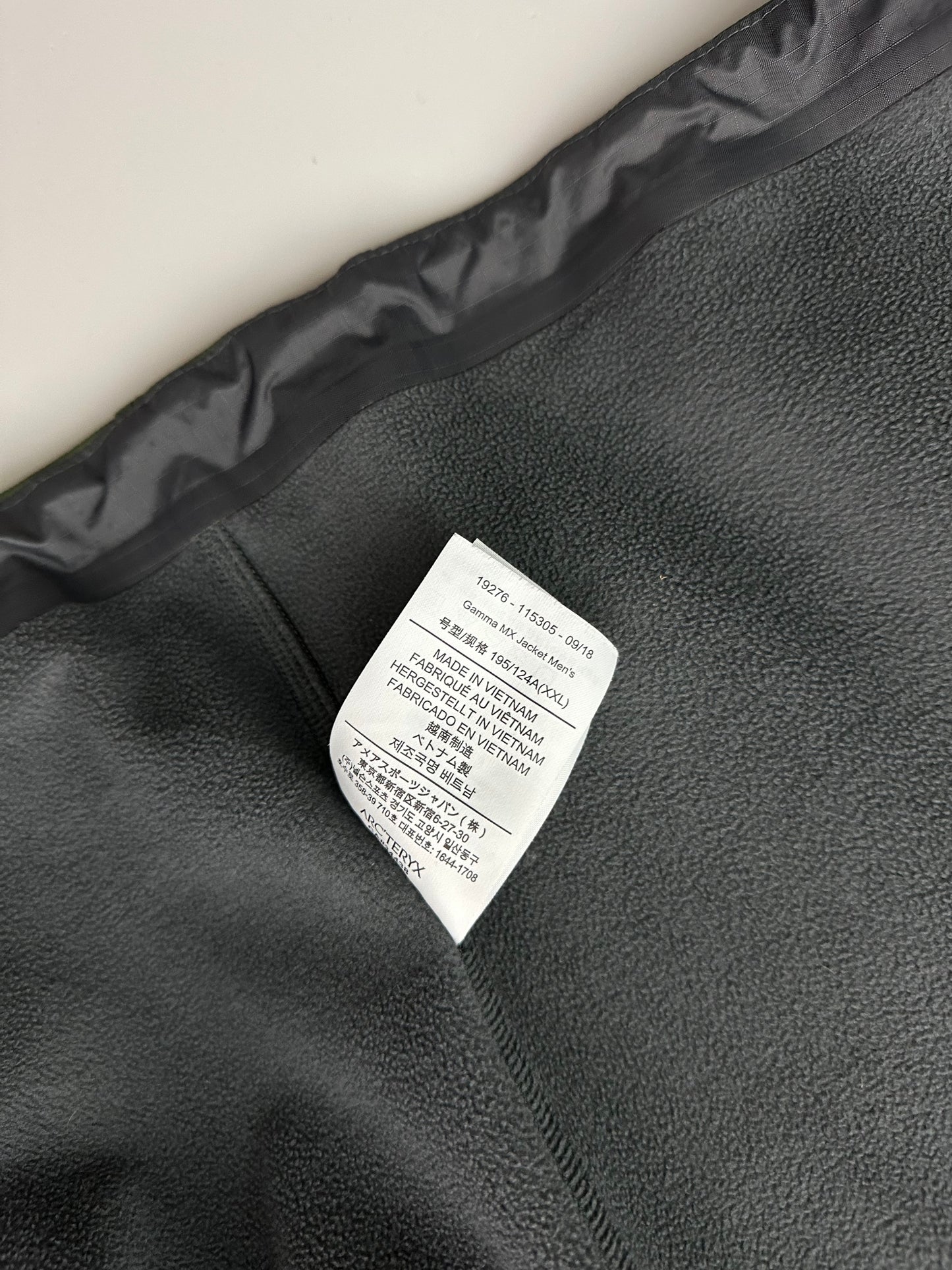 Arc’teryx Gamma MX Jacket Green Men’s XXL 2XL