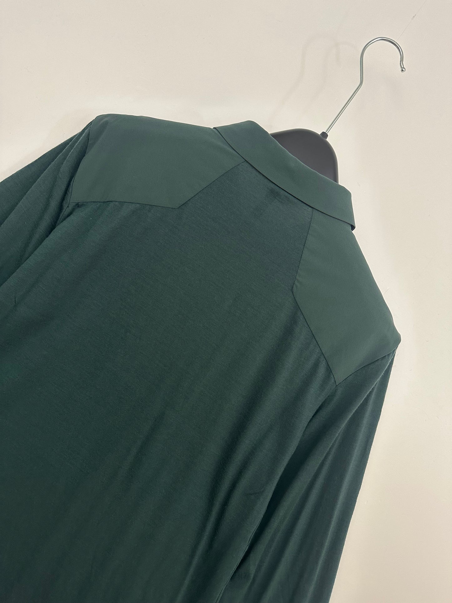 Arc’teryx Veilance Frame LS Polo Green Men’s S Small Merino Wool