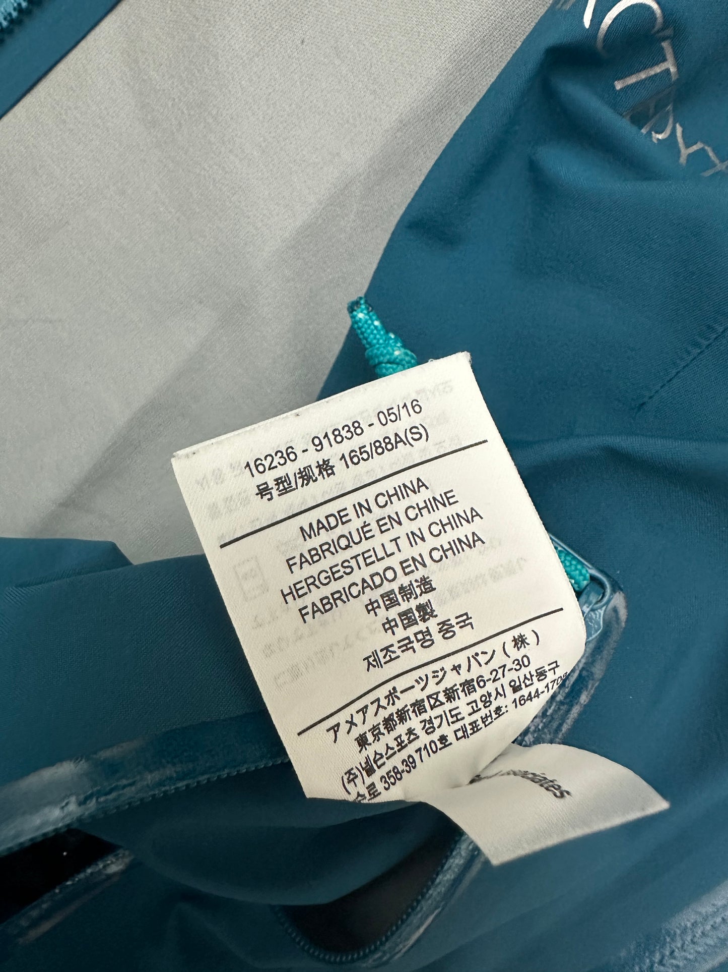 Arc’teryx Zeta AR Jacket Blue Women’s S Small Gore-Tex