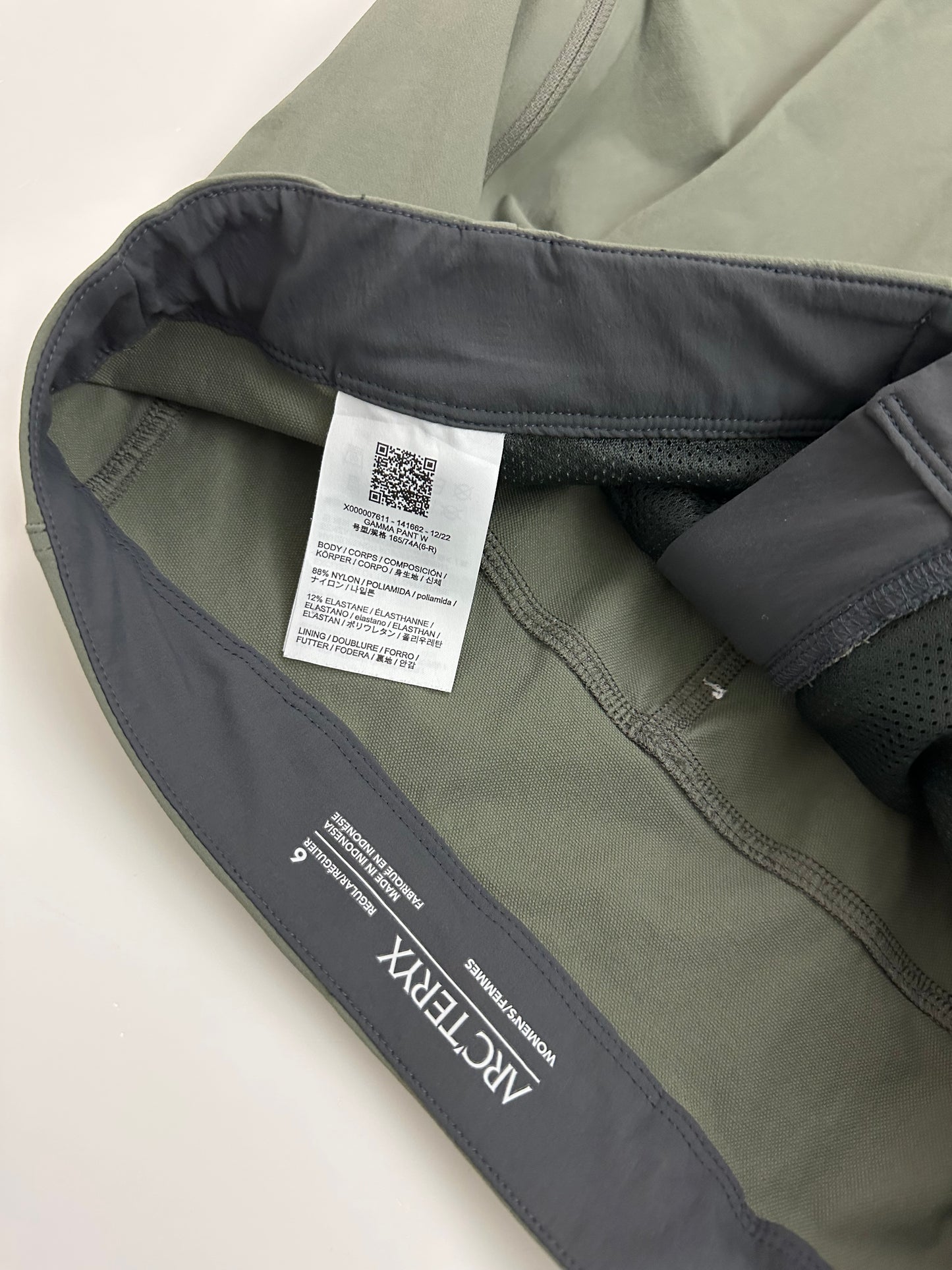 Arc'teryx Gamma Pant Forage Green Women’s 30W 30L