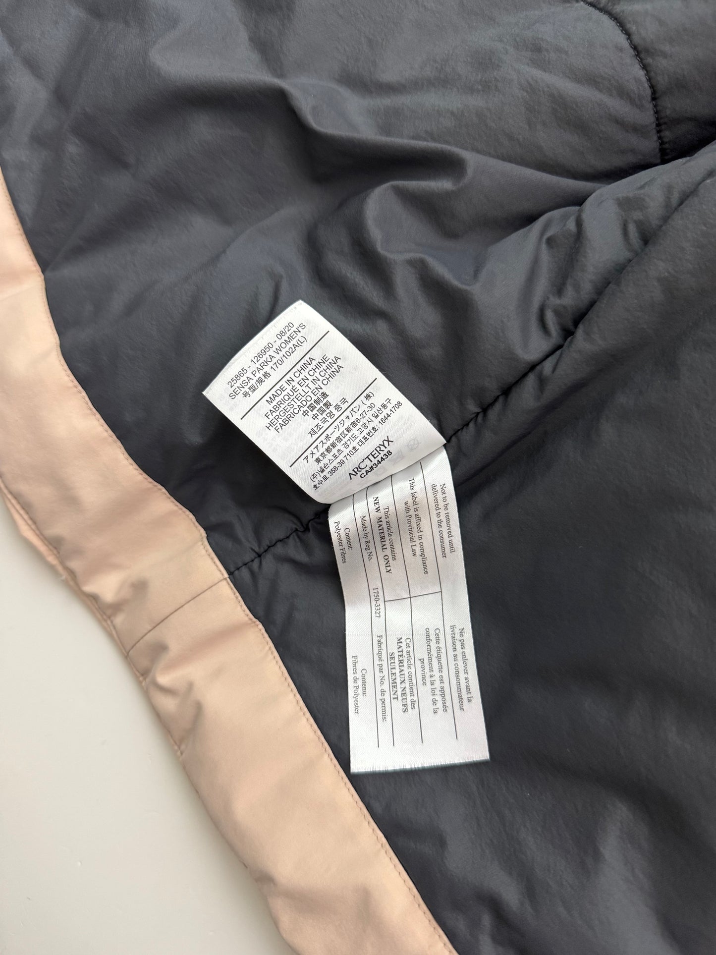 Arc'teryx Sensa Parka Women's L Large Gore-Tex