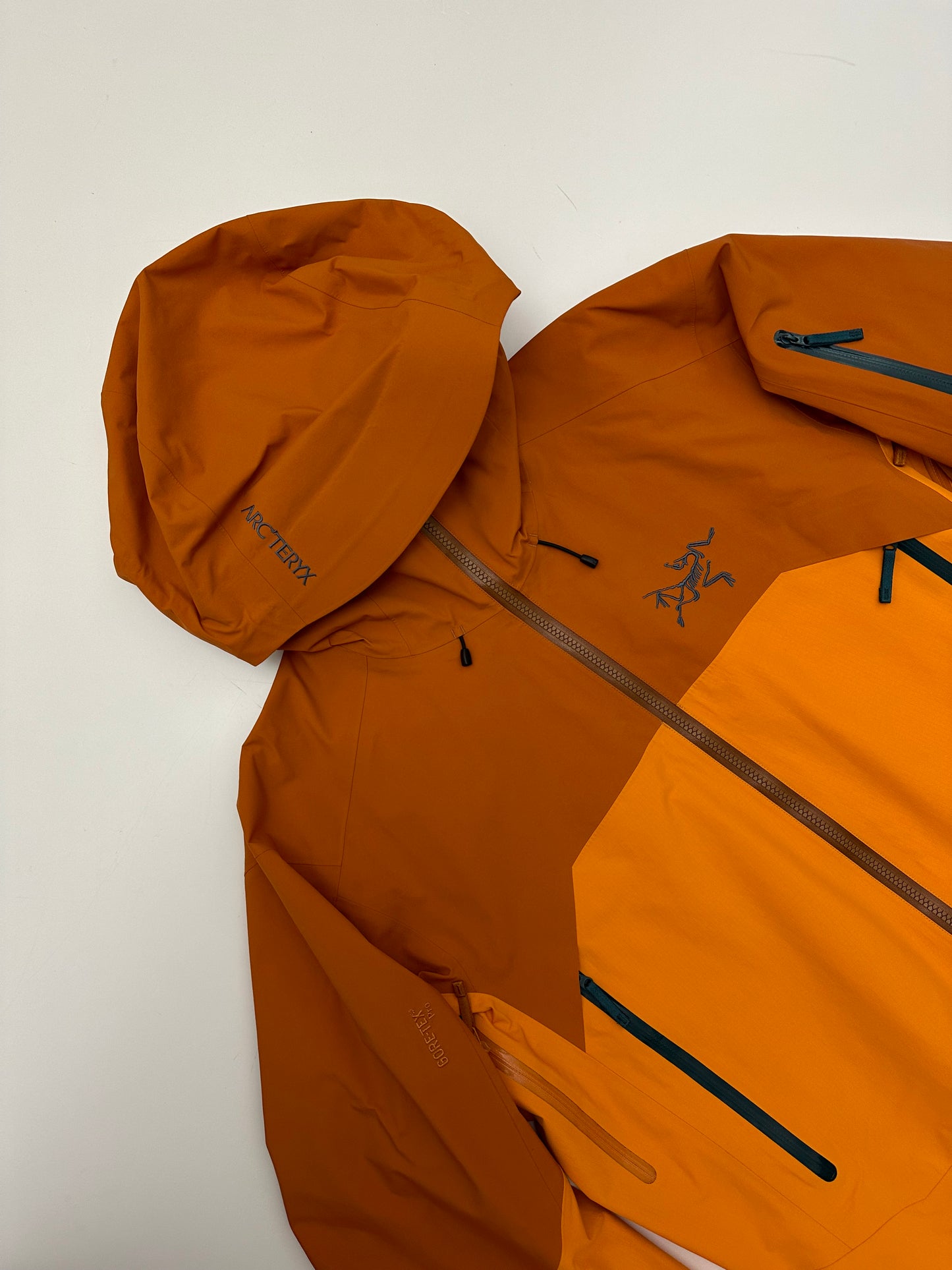 Arc’teryx Rush Jacket Oak Madras Orange Men's M Medium Gore-Tex Pro RECCO