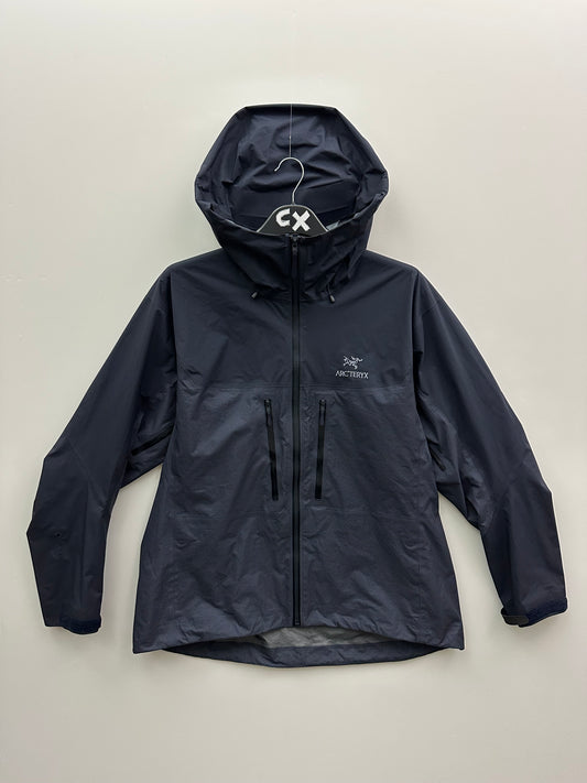 Arc’teryx Alpha Jacket Black Sapphire Women’s XL Gore-Tex Pro RECCO