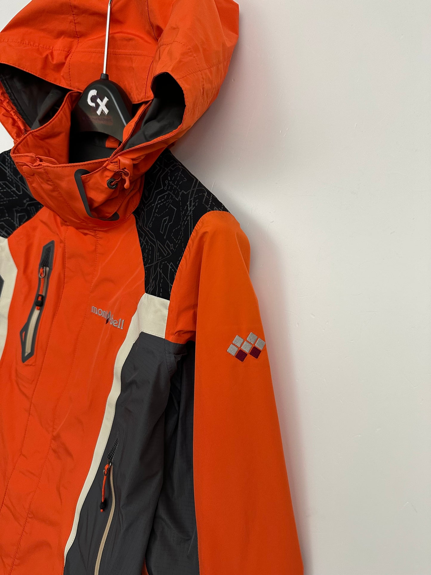 Montbell Alpine GORE-TEX Performance Jacket, Size S Women's, Coral / Charcoal