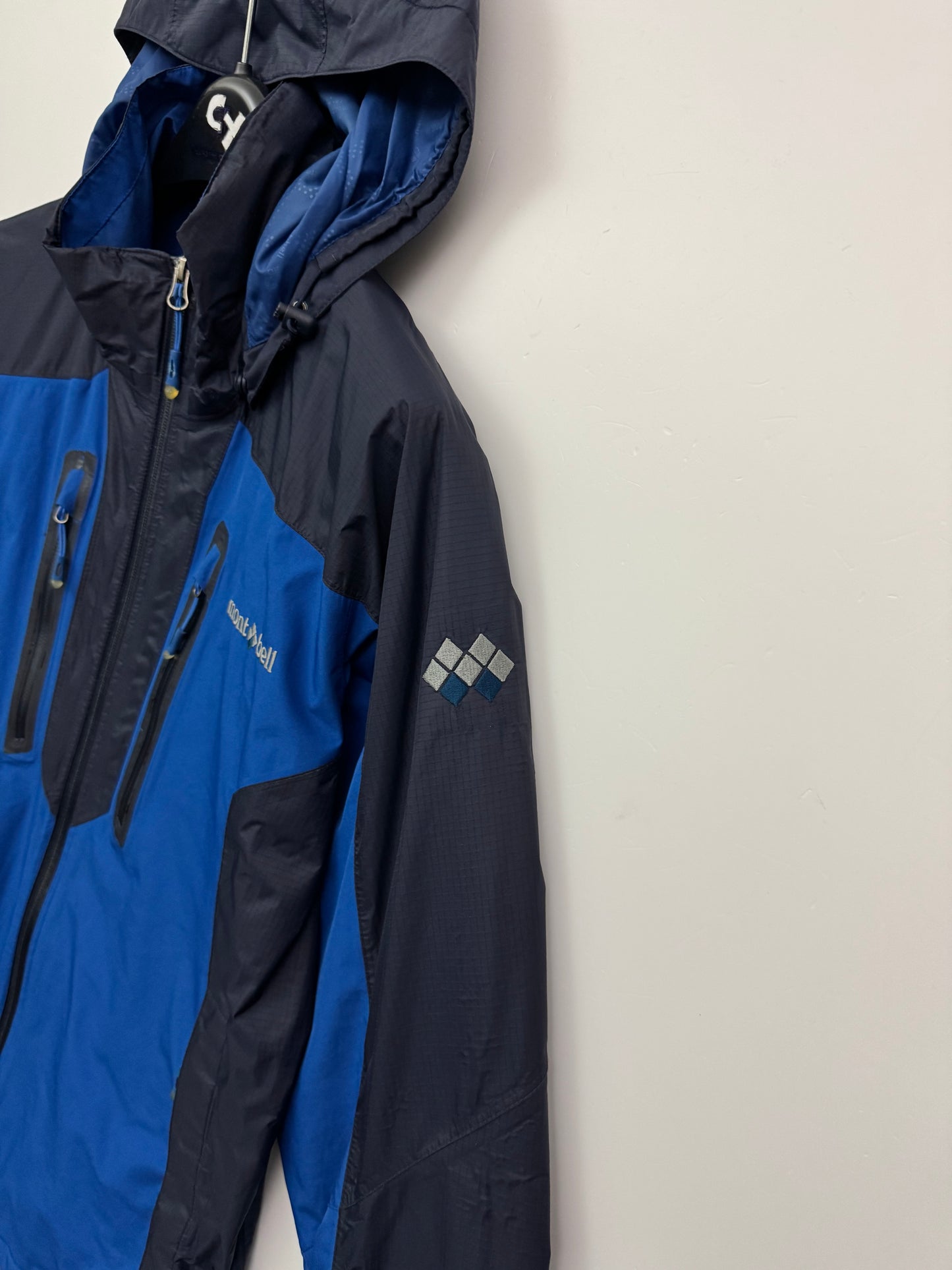 Montbell Rain Trekker Gore-Tex Jacket Men’s S Small Blue
