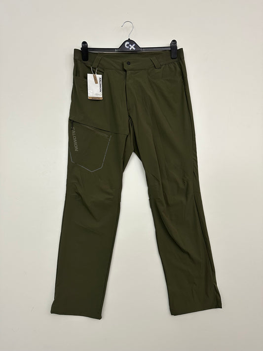 Salomon Men's Wayfarer Pants Size 38R Grape Leaf Green