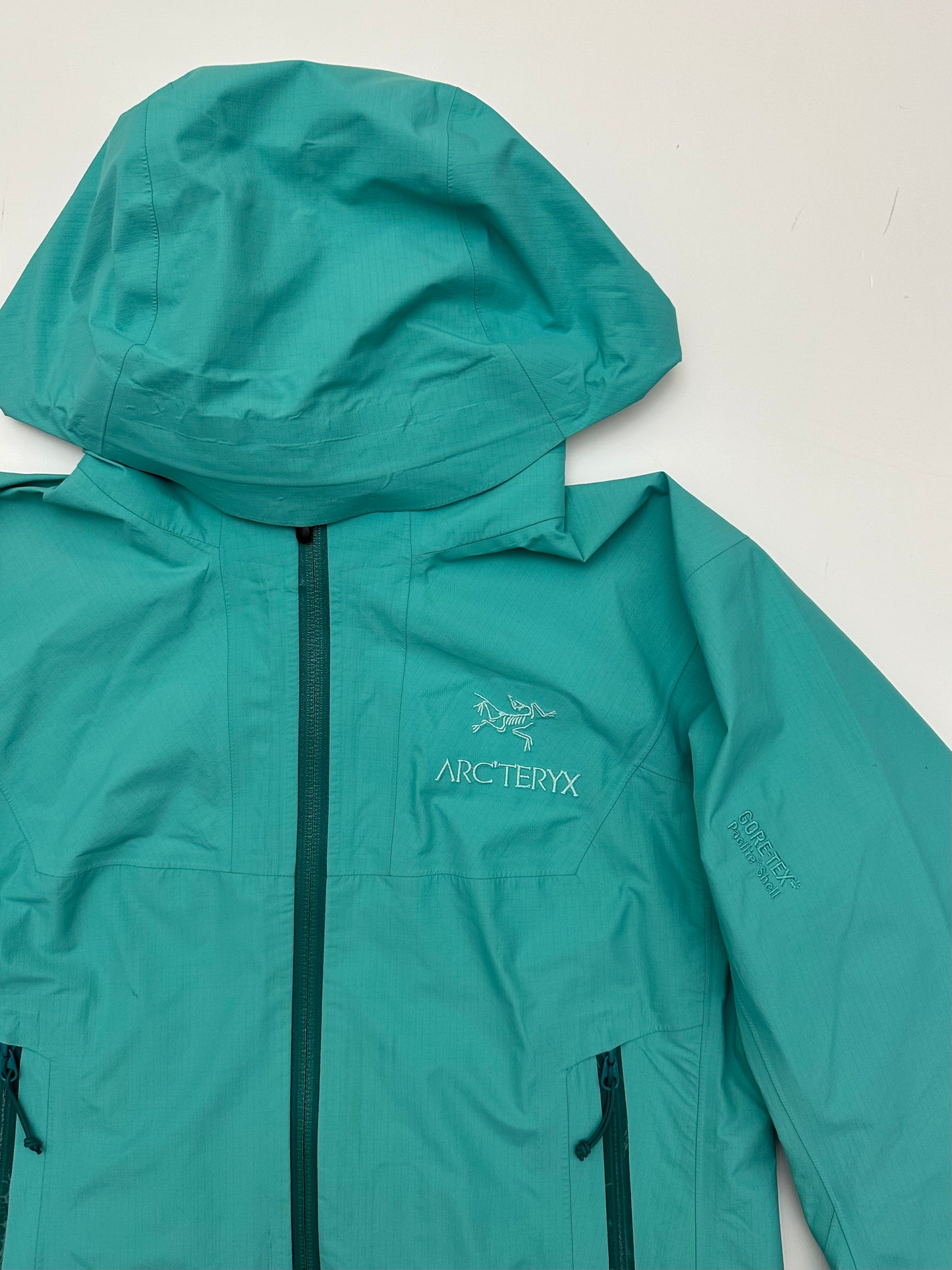 Arc’teryx Beta SL Jacket Turquoise Blue Women’s XS Extra Small Gore-Tex