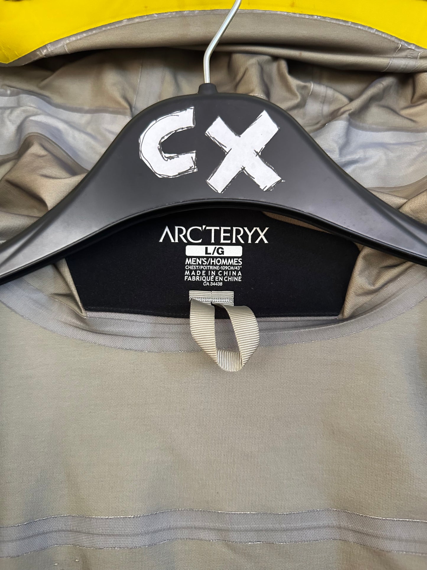 Arc'teryx Zeta LT Gore-Tex Jacket, Size L, Men's, Citron