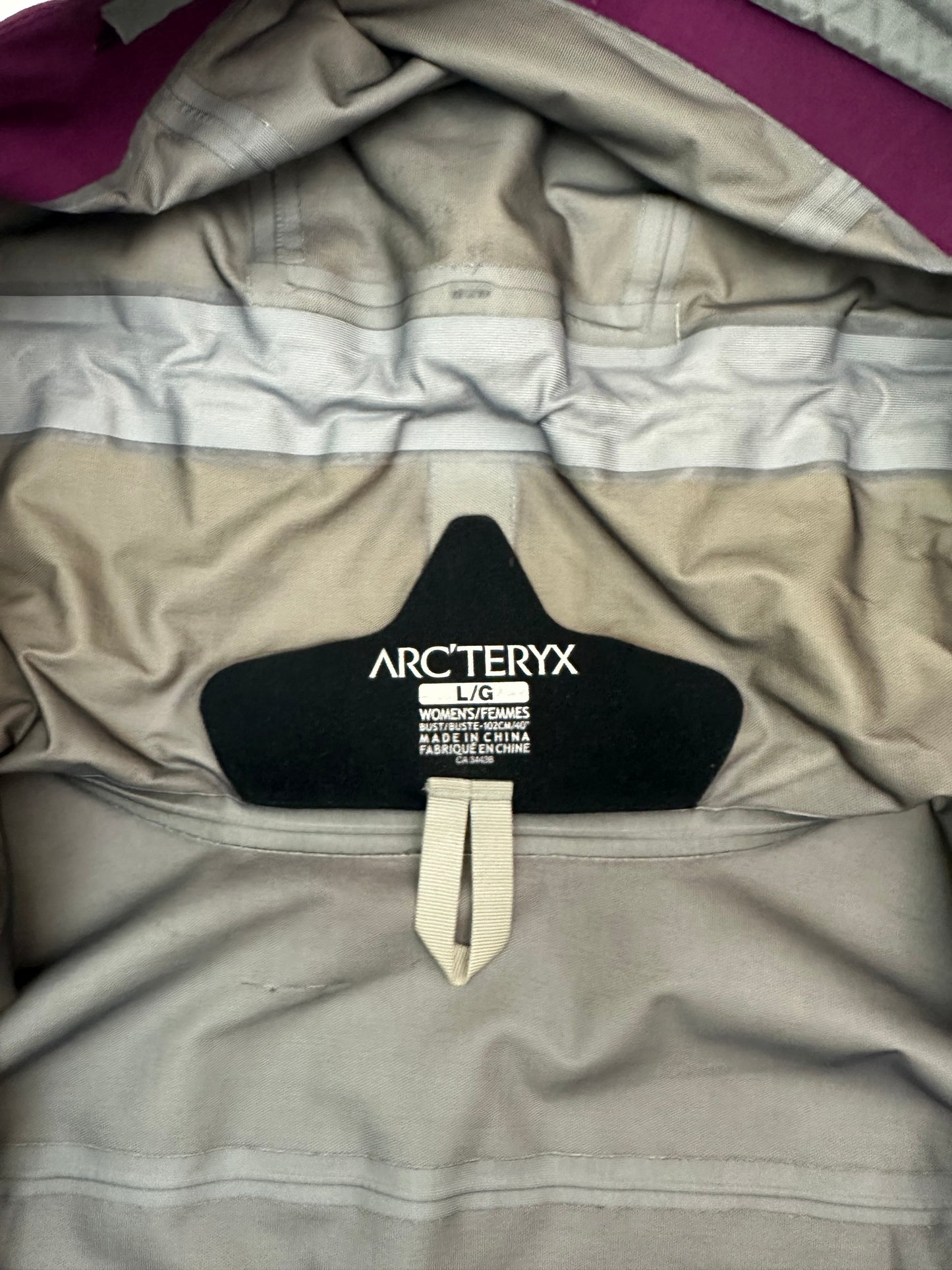 Arc’teryx Zeta AR Jacket Pink Women’s L Large Gore-Tex