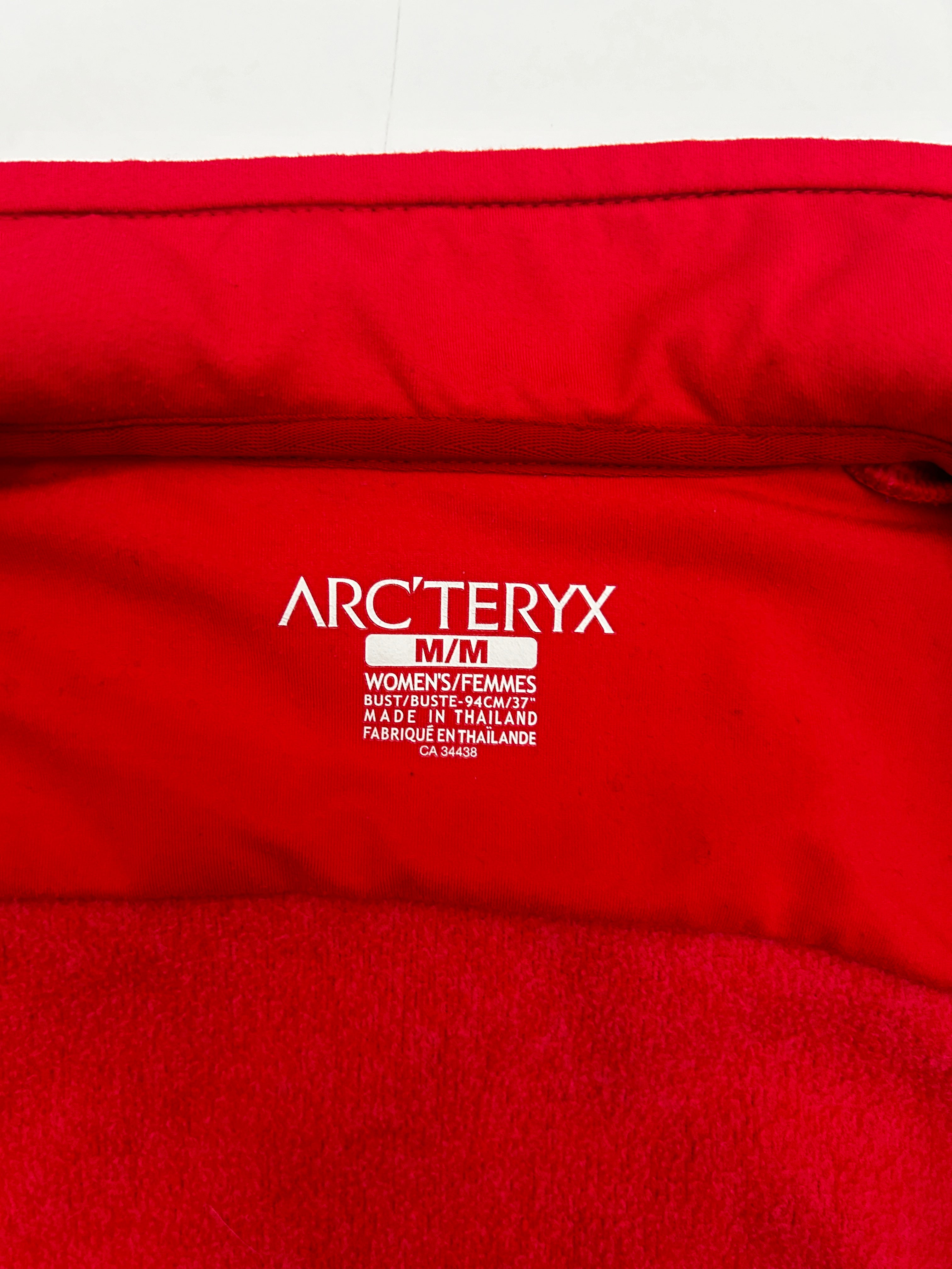 Arc teryx Polartec Zip Fleece Jacket Women s M Medium Pink Chamonyx