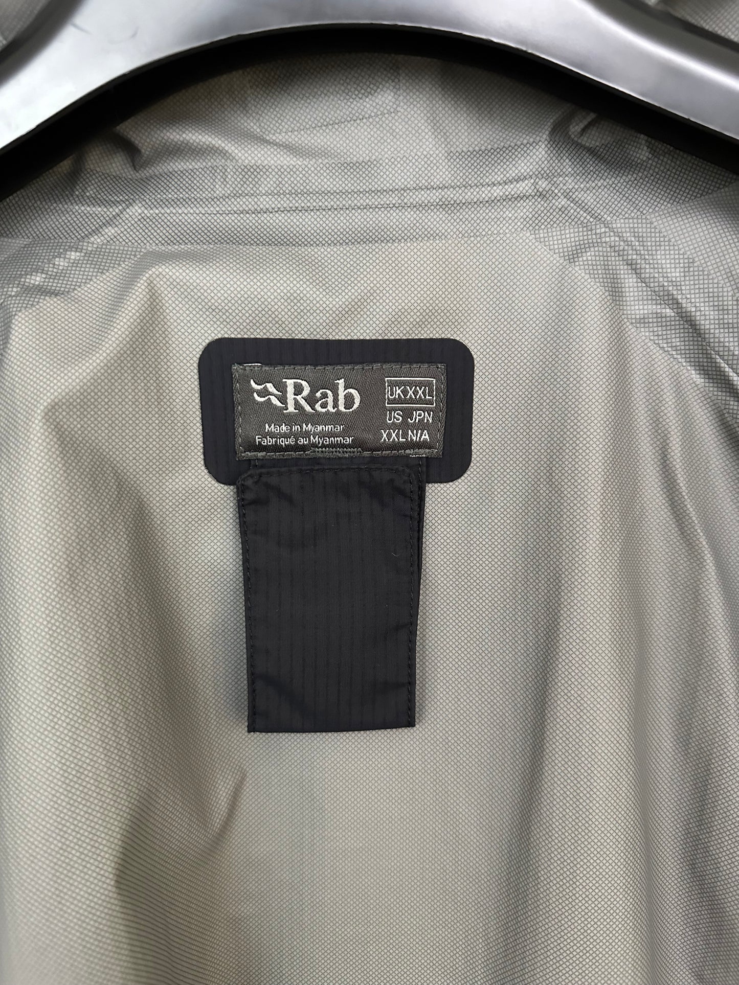 Rab Downpour Plus 2.0 Jacket Men’s XXL Black Waterproof Pertex Shield Shell