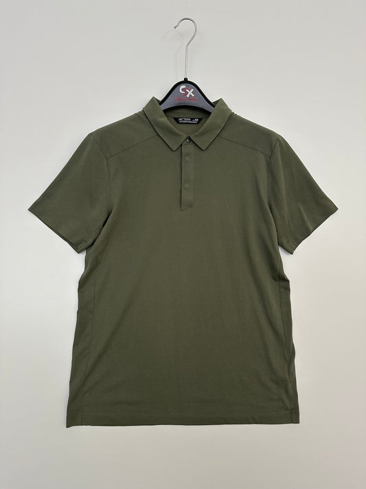 Arc’teryx Eris Polo T-Shirt Forage Green Men’s S Medium