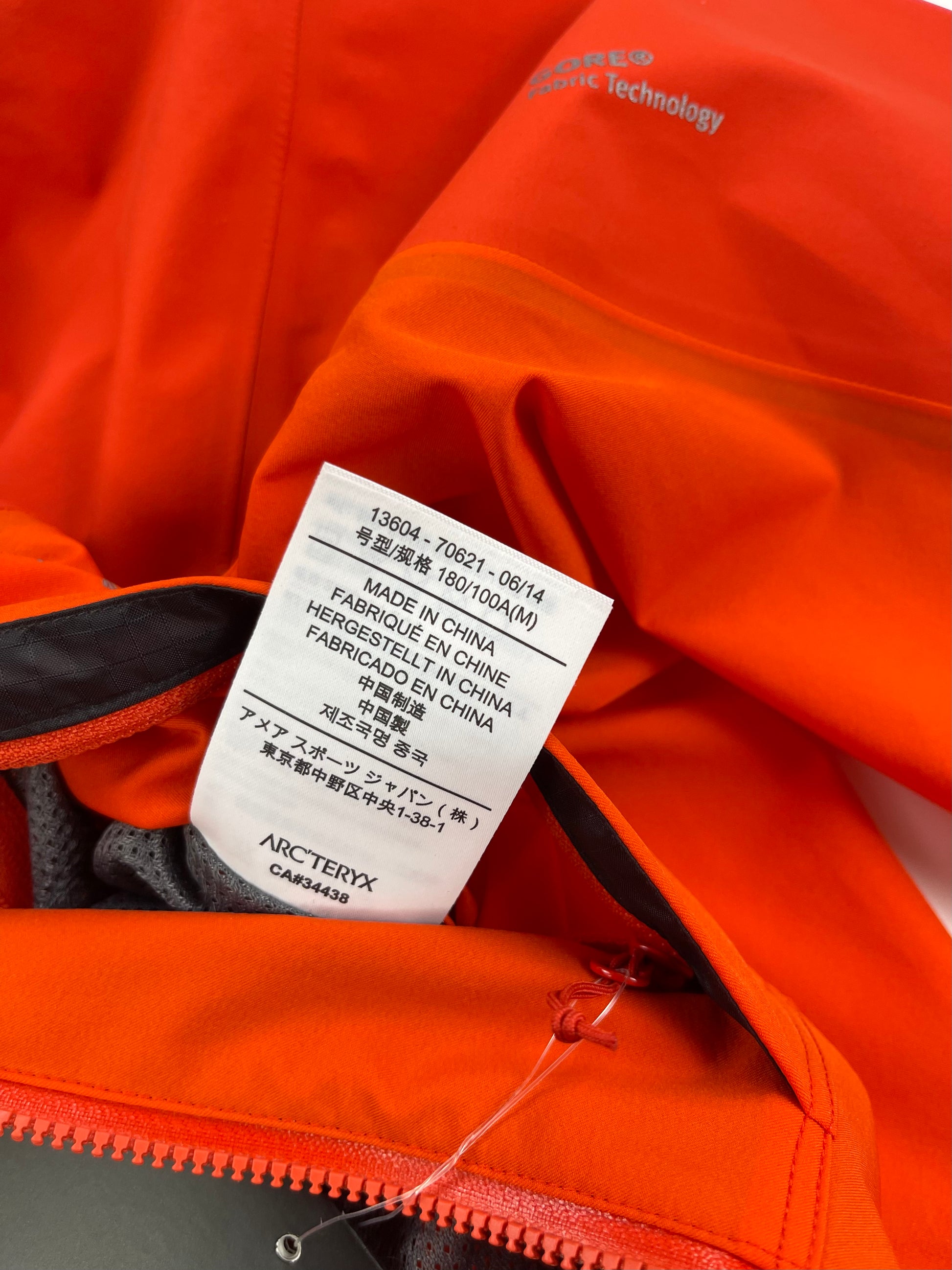 Arcteryx ca 34438 gore on sale tex