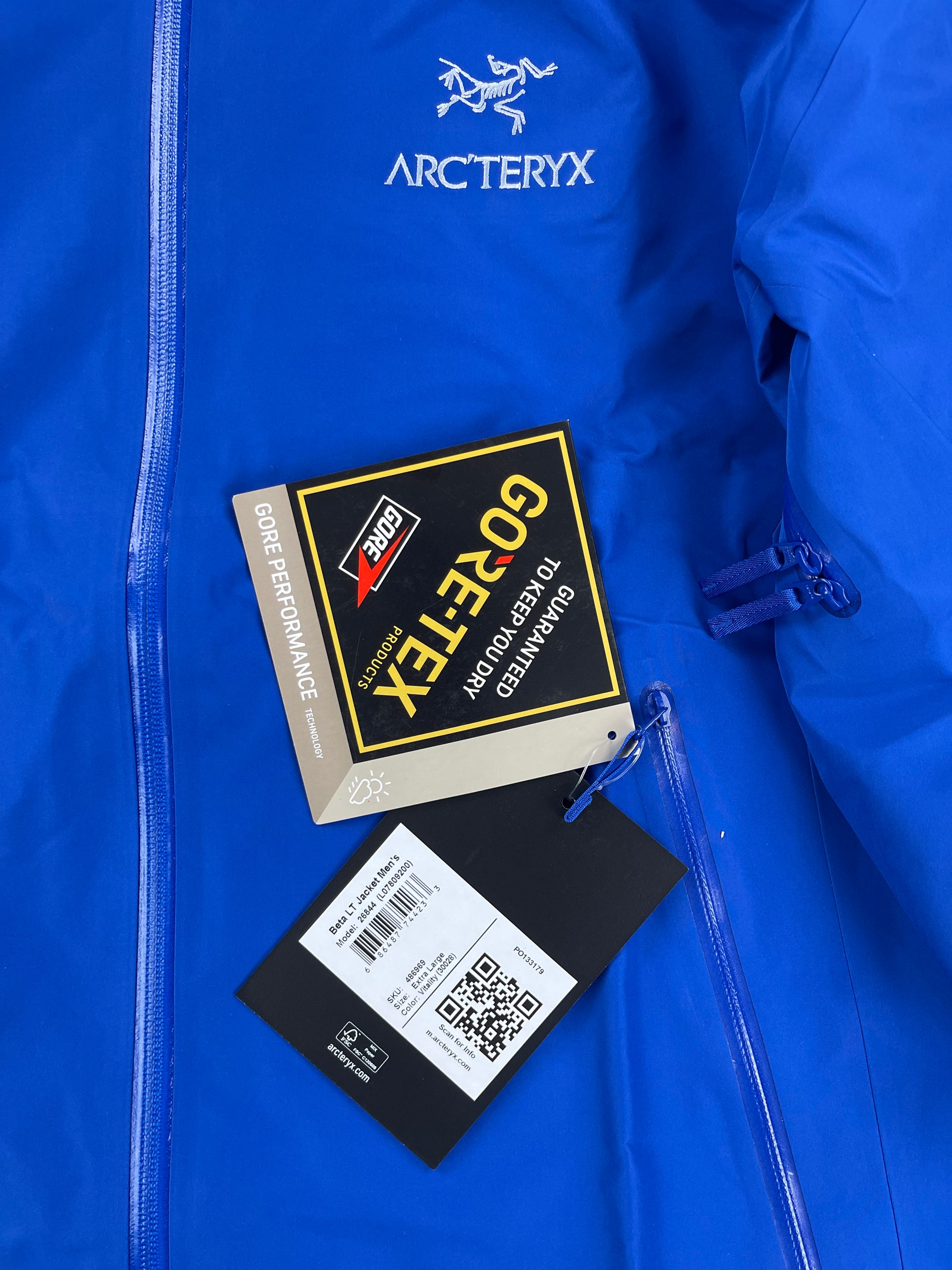 Arc'teryx Beta LT Gore-Tex Men's Jacket Blue 26844-Ether