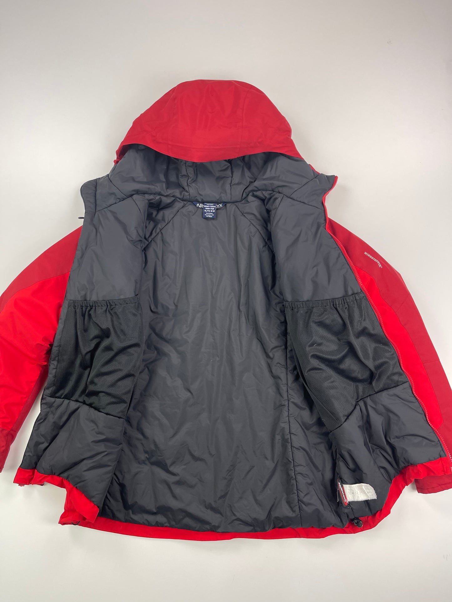 Arc'teryx Kappa Hoody Women's XL Extra Large Red Gore-Tex Hybrid